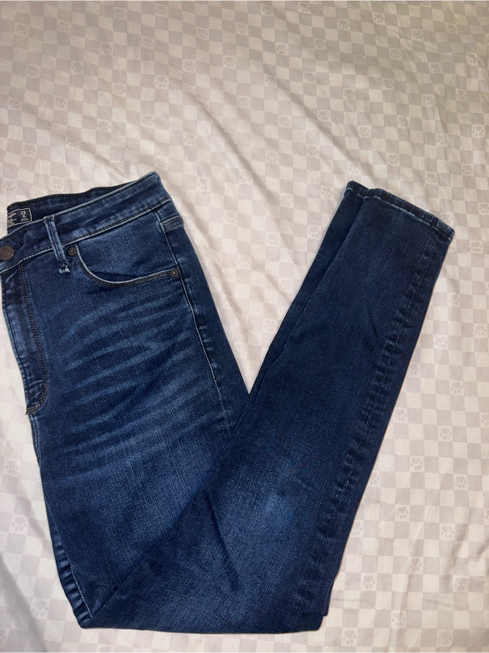 Abercrombie & Fitch Dark Blue Women's Skinny Jeans